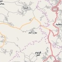 post offices in Palestine: area map for (25) Beit Lid